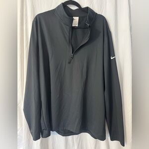 Nike Black Half-Zip Performance Pullover Size XXL Dri Fit Breathable.Stand upCo